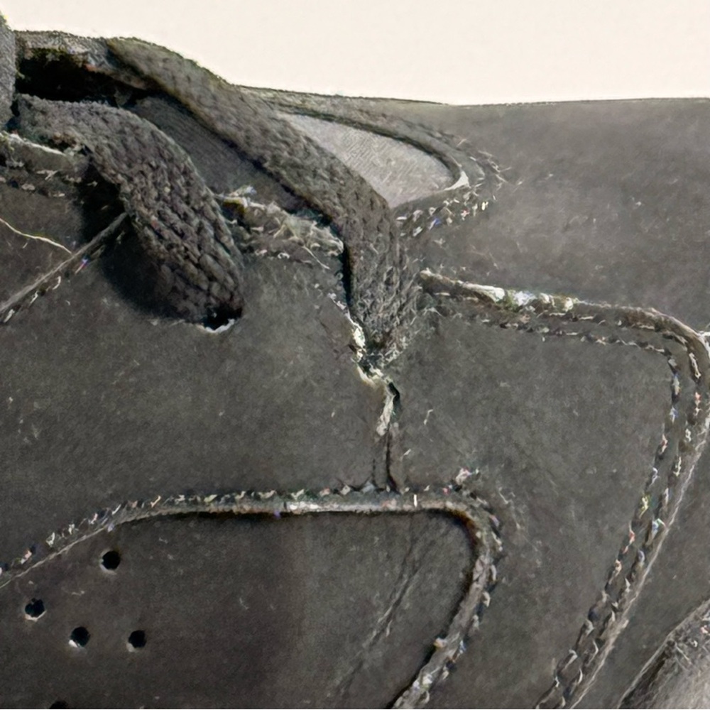 Air Jordan 6 Low Chrome Black Metallic Silver Men's Size 12 - 304401-003 - Picture 11 of 12